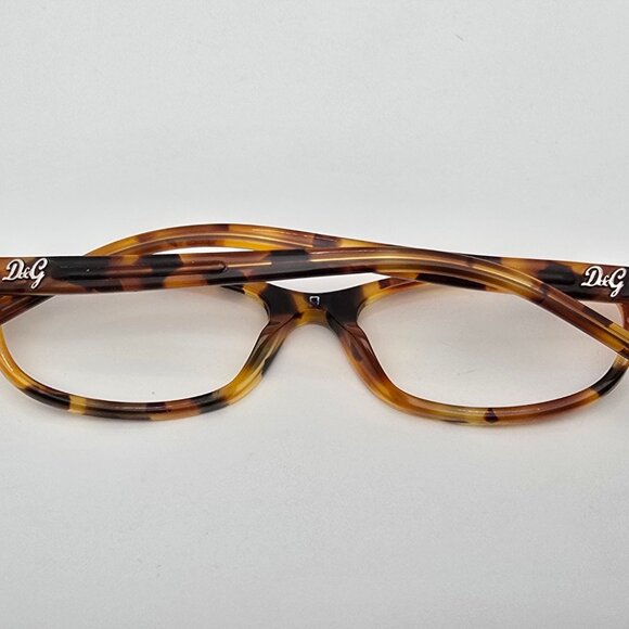 Dolce & Gabbana D&G1125 623 Yellow Tortoise Eyeglasses Frame w/ Flexhinge Italy - Picture 9 of 12
